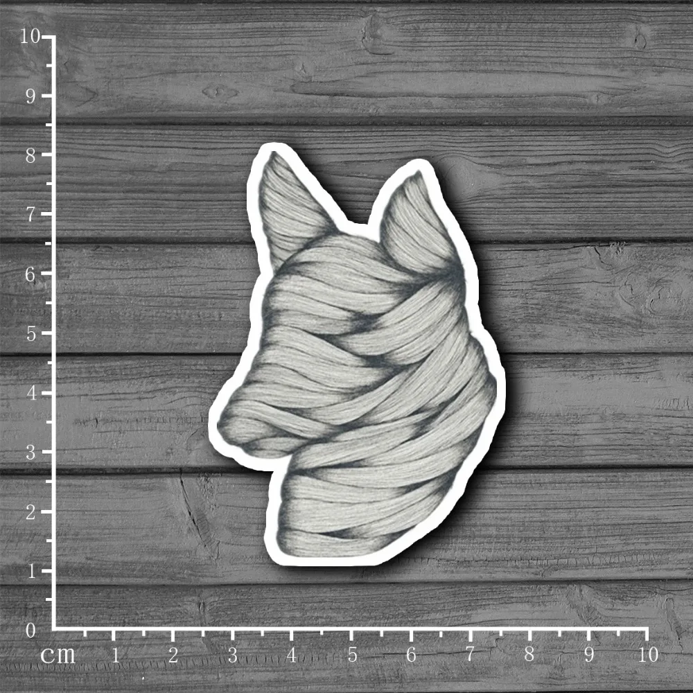 

Silk Mummy Dogs Box stickers Waterproof Notebook Car Styling Laptop Stickers[Single]