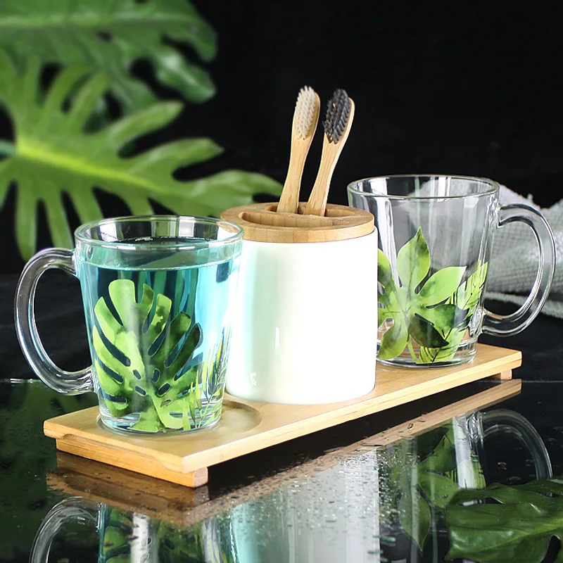 

Bathroom Tumblers Toothbrush Cup Wash Tooth Mug Toothpaste Storage Box High Quality Ceramic Bathroom Accessories 21