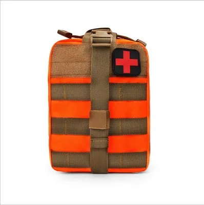22X16X8 см, сумка первой помощи, медицинский чехол, для улицы, для экстренной помощи, военная программа IFAK, посылка, для путешествий, охоты, сумка - Цвет: Оранжевый