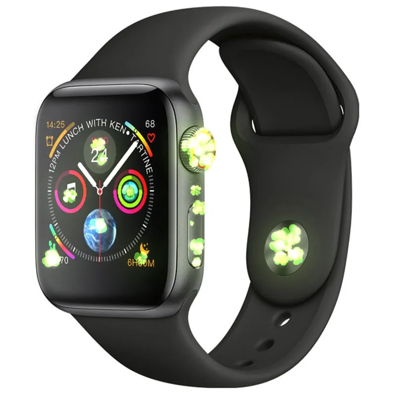 

Smart watch men IWO 8 44mm SmartWatch Series 4 1:1 for iOS Android Heart Rate ECG Pedometer call message reminder stopwatch