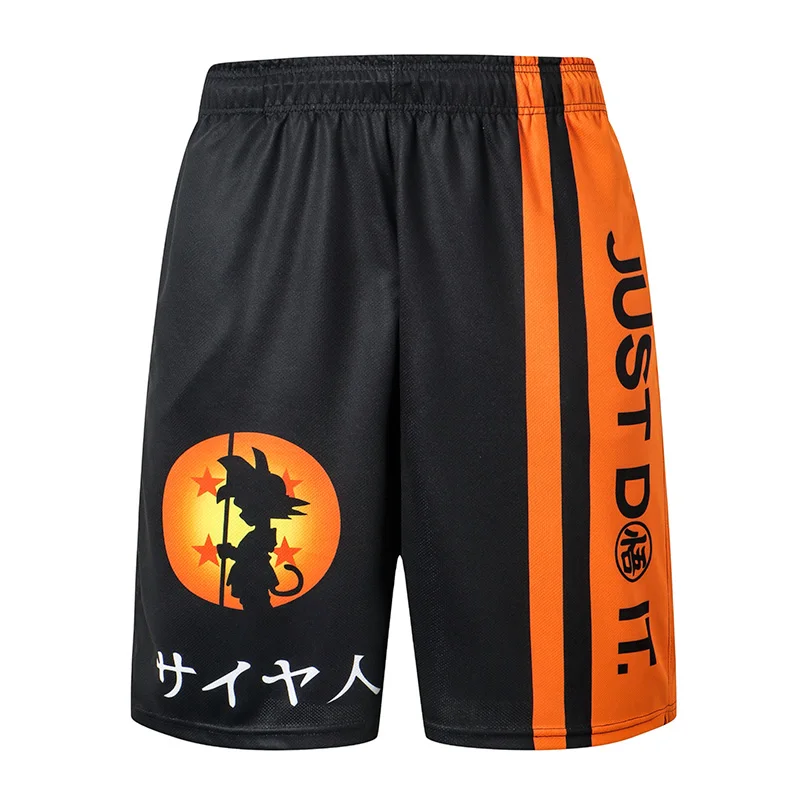 2019 Новый Dragon Ball свободные спортивные шорты Для мужчин Открытая Летняя обувь Баскетбол короткие штаны Лидер продаж пот Штаны без пояса