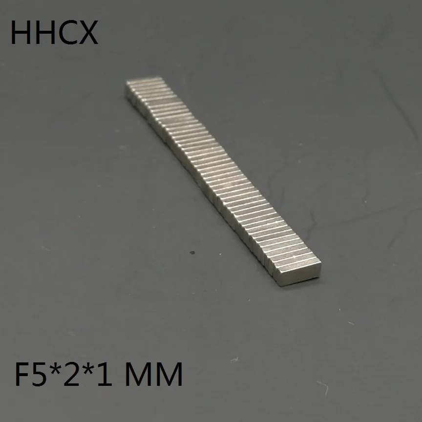 10 шт./лот F 5x2x1 мм N35 сильной квадратной NdFeB неодимовый магнит редкоземельный магнит 5*2*1 мм неодимовые магниты 5мм x 2мм x мм