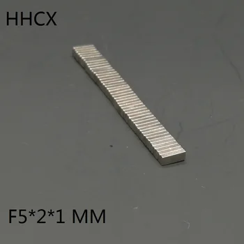 

10 20 50 100 200pcs/lot magnet 5x2x1 N35 Strong mm Square NdFeB Rare Earth Magnet 5*2*1 Neodymium Magnet