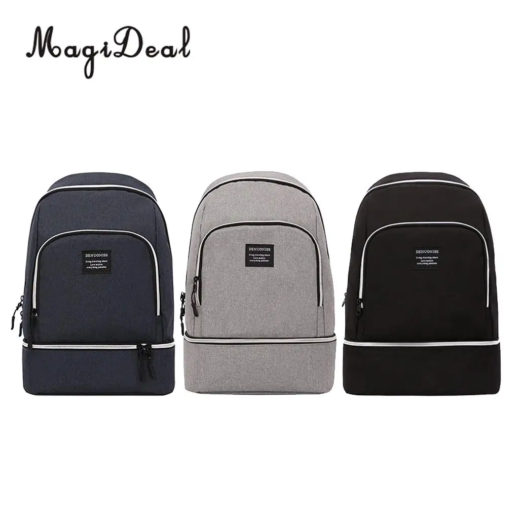 MagiDeal Outdoor Insulated Backpack Cooler Travel Camping Travel Lunch Bag Storage Pouch Hiking Insulated Bag Carry Case
