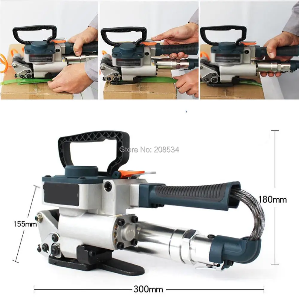 Горячая Распродажа B19 Портативный портативная Пневматика ПЭТ обвязочные инструменты пресс-подборщик полосы связующего Bander 13-19 мм для 1/"-3/4" PP и домашних животных