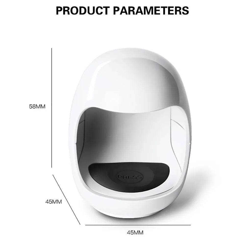 Мини USB УФ светодиодный светильник для Сушилка для ногтей лампа для солнца для маникюра жидкокристаллический смарт-дисплей для всех гель лак для ногтей инструменты для дизайна ногтей 58x45x