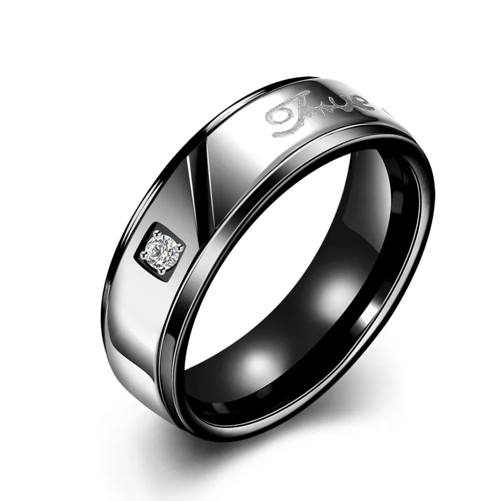 Jewels Cool Men's Ring Stainless Steel Cool Men Fashion Silver Color