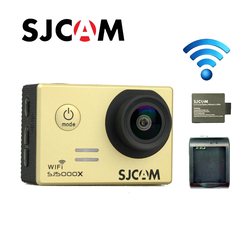

Free shipping!! Original SJCAM SJ5000X Elite WiFi 4K 24fps Helmet Gyro Sport Action Camera +Extra 1pcs Battery+Battery Charger