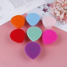 1 шт. силиконовая очищающая щетка для лица Wash Pad отшелушивающий для лица инструмент для удаления угрей уход за кожей лица инструмент