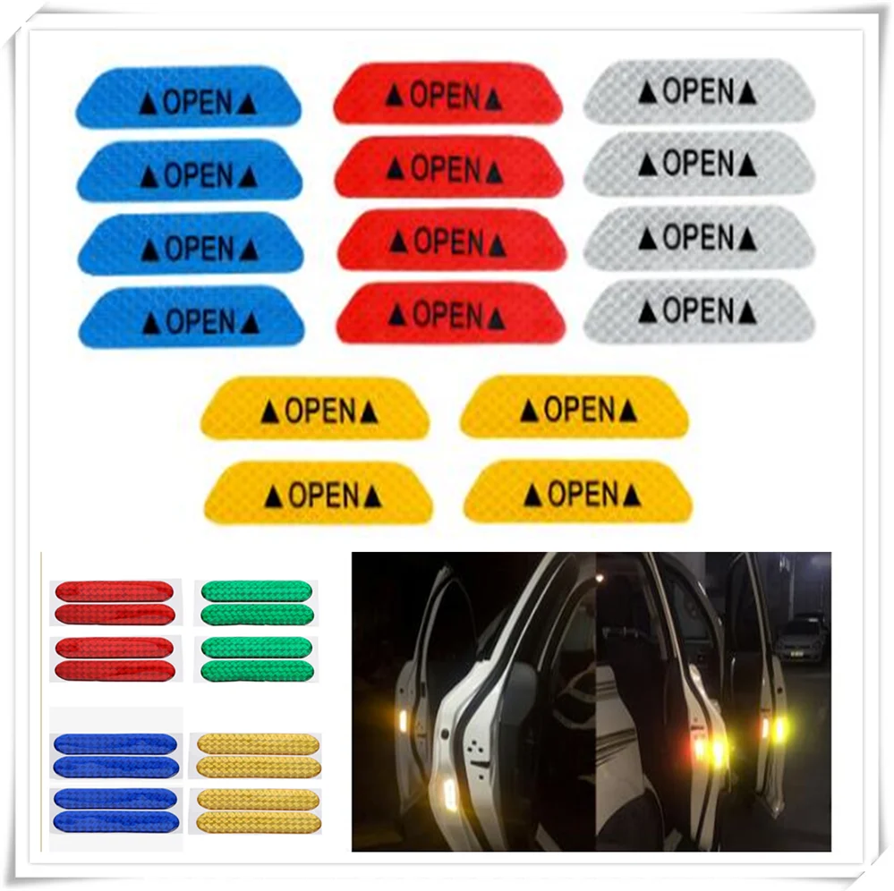 

Car Door Open Reflective Tape Warning Night Sticker for Honda Pilot Insight HR-V CR-V Odyssey Jazz Fit Sports Ridgeline