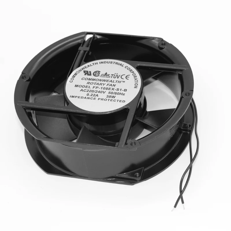 New Round 175*150*50mm Aluminum Fan Ball Bearing Airflow Fan AC220V Cooling Equipment work with Humidity controller XF1552ABH