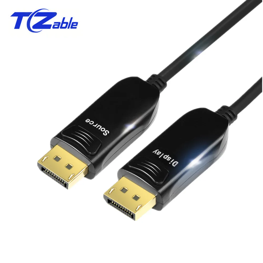 Кабель Displayport версии 1 4 оптический кабель 32 Гбит/с 4K 144 Гц HD Удлинительный 5 м 10 15 20 25