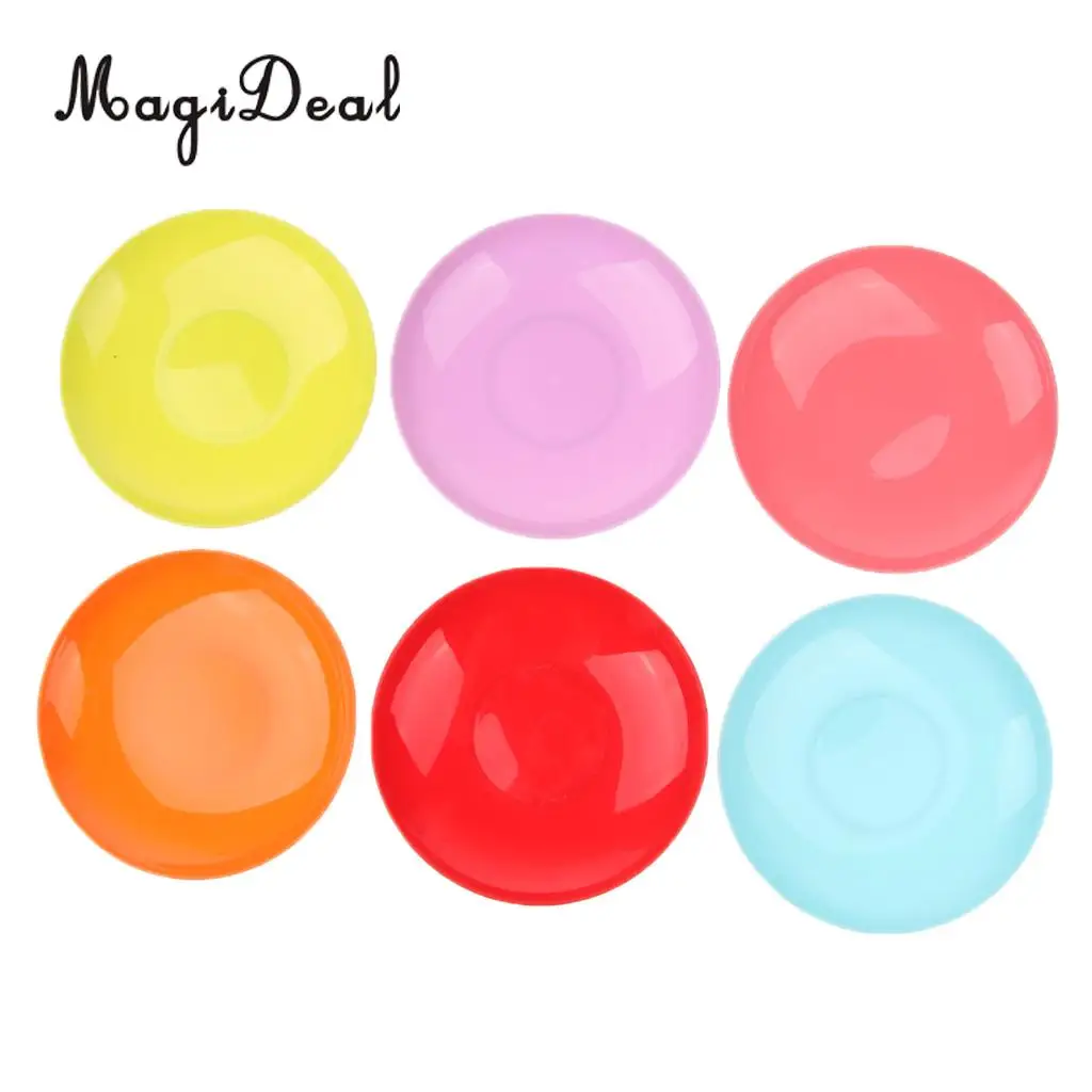 6 Pieces  Portable Plastic Picnic Camping BBQ Party Dinner Plates Cutlery, Lightweight and Convenient to Carry