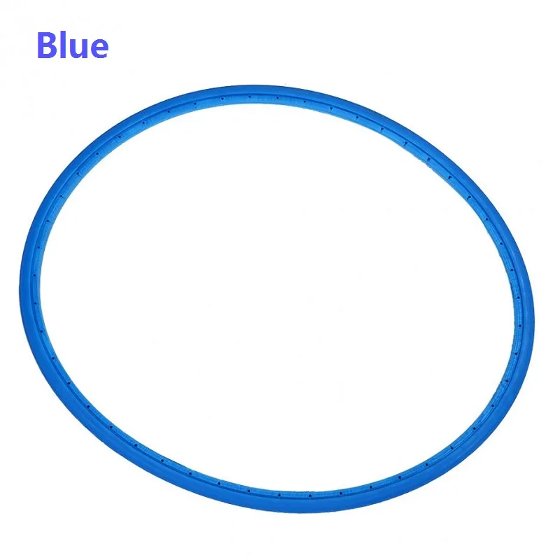 9 цветов 700* 23C полиуретановая пена твердые шины Сверхлегкий Прочный колесо для дорожного байка шины велосипедная неподвижная передача твердые шины - Цвет: Синий