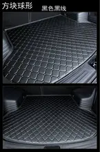 automobile trunk mat car cargo liner leather for MITSUBISHI lancer ex V3/5/6 Pajero Sport Outlander V73 V77 Grandis EVO IX dx 7 cargo liner trunk mats for mitsubishi asx pajero outlander pajero sport lancer ex boot liner rear trunk cargo mats tray carpet