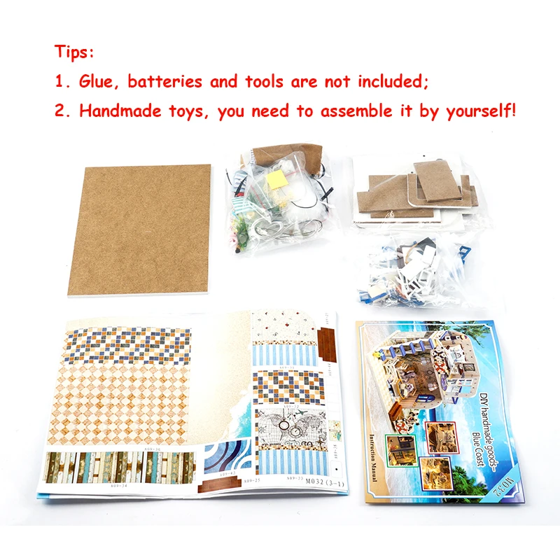 DIY миниатюрная кукольная мебель игрушки 3D Деревянный Кукольный дом сборные наборы игрушки ручной работы для детей подарок на день рождения