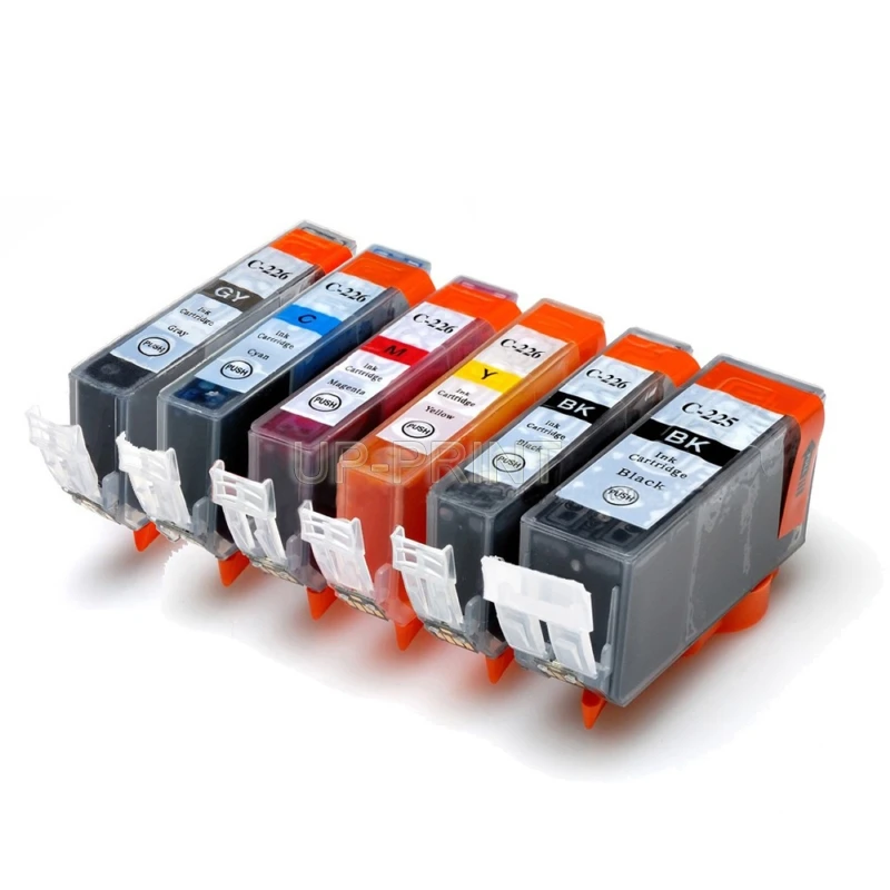 Внешние чернила с чипом совместимые Canon PGI225BK CLI226 для canon MG6120 MG6220 MG8120B MG8220 MX882 iP4820 до