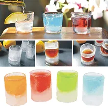 Behogar форма для льда кубик делает дробь стекло es форма для льда новые подарки лоток для льда инструмент для летних напитков ледяная стопка