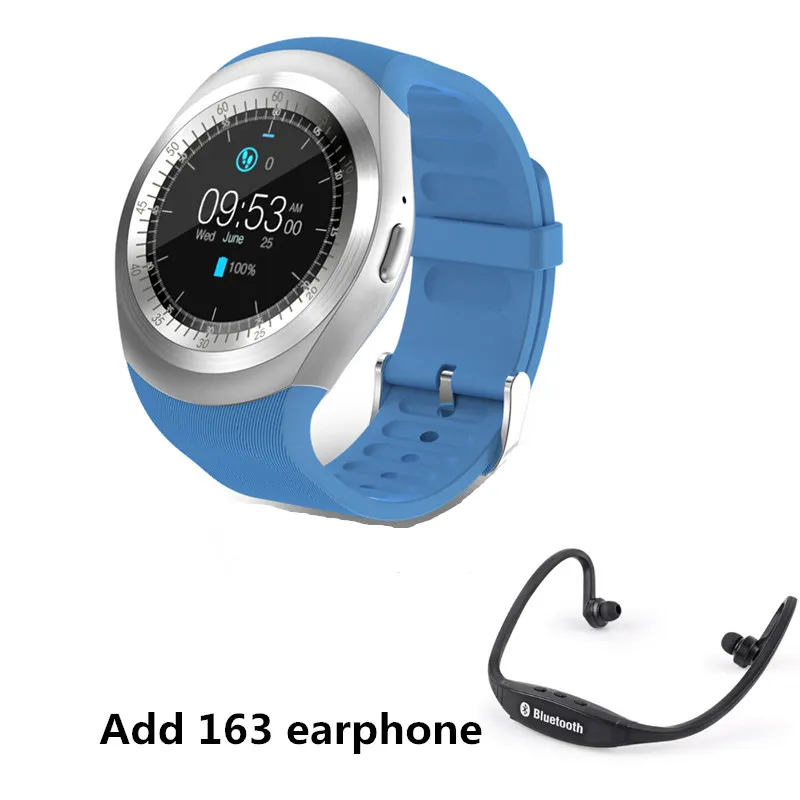 y1 round bluetooth smart watch