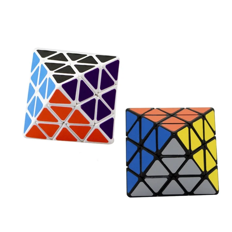 

8-Axis Octahedron Magic Cube Black Puzzle Lanlan 8-Axis Octahedron Speed Magic Cube Puzzle Game Educational Toy or Good Gift