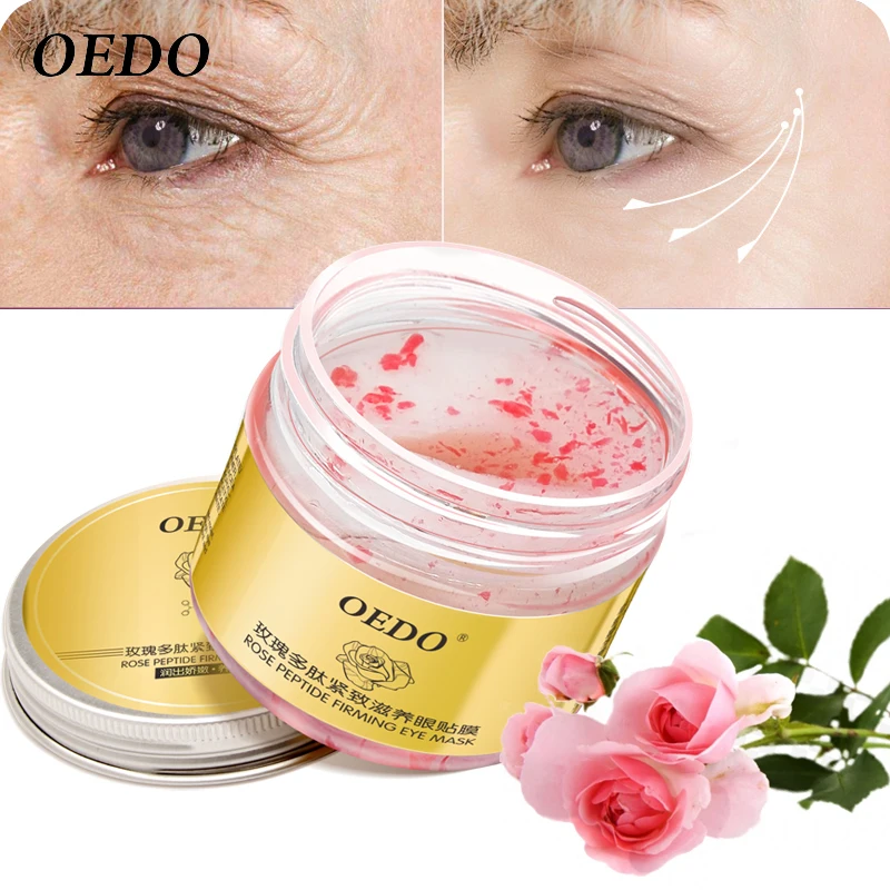 Rose Peptide Firming Eye Mask Moisturizing Anti Aging Whitening Remove