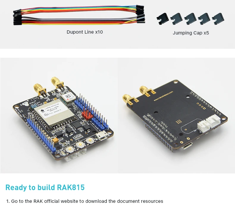 RAK815 Гибридный трекер местоположения, LoRa+ Bluetooth 5,0/Маяк+ gps+ датчики+ lcd, LoRaWAN 1.0.2, RAK813 брекборд, регион AS923 и т. Д