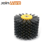 Абразивные проволочные тяговые колеса нейлон Полировка колеса щетка для деревянной мебели полировка 80 120 180 240#120*100*20 мм