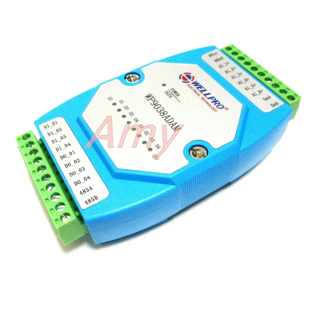 0-20мА/4-20мА аналоговый входной модуль 6AI/4DI/4DO RS485 MODBUS связь | Электронные компоненты