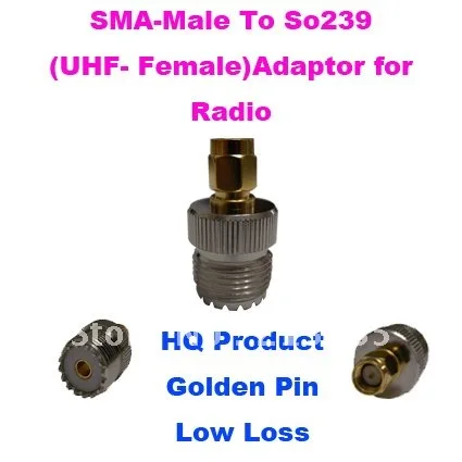 

SMA-Male to So239 UHF-Female адаптер для двухстороннего радио