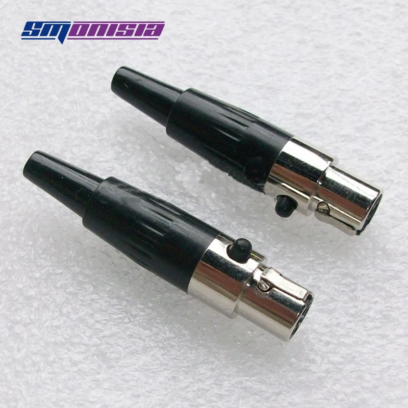 20pcs Mini Pockets Plugs XLR Jack 4P Small Audio XLR Female Plugin