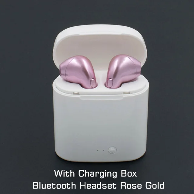 

Bluetooth Headset Wireless Mini Earphones Earbuds Smartphone Earpiece With Charging Box Mic MP3 Player Sweatproof MP3 Android