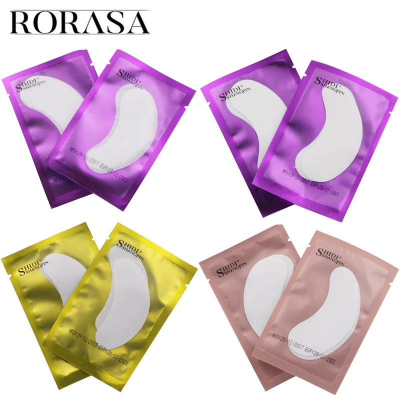 

10pcs Eyelashes Patches Under Eye Pads Individual Eyelash Extension Paper Patches Eye Tips Sticker Wraps Eyelashes Patch