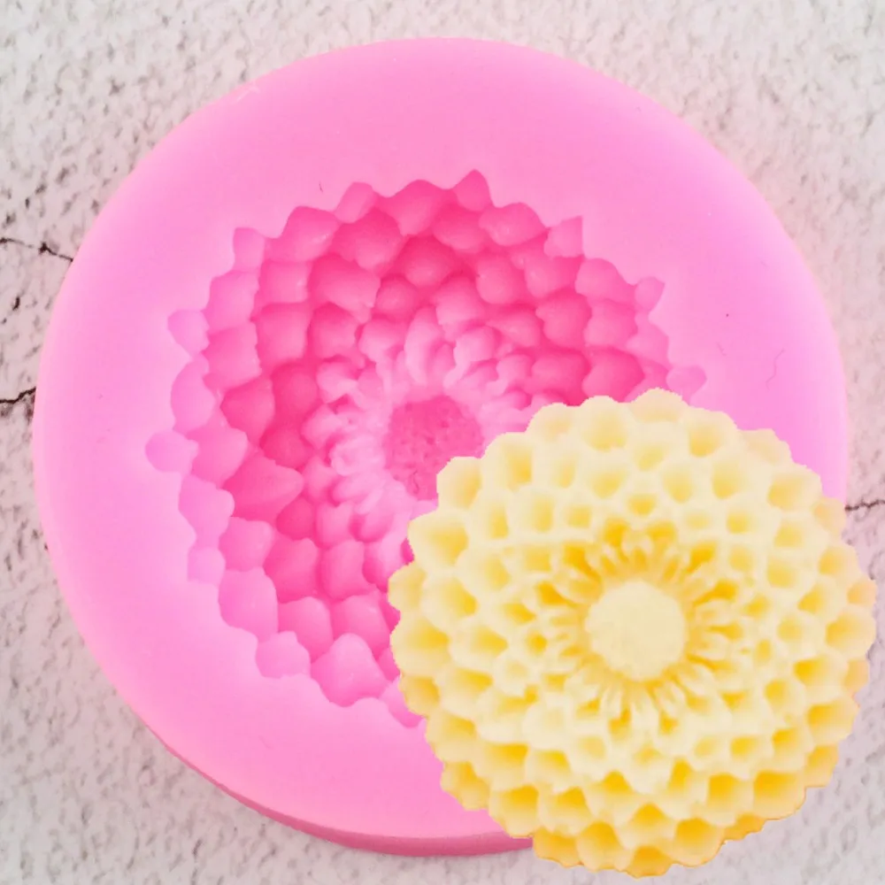 

3D Flower Silicone Molds Fondant Craft Cake Candy Chocolate Sugarcraft Ice Pastry Baking Tool Mould Kitchen Accessories
