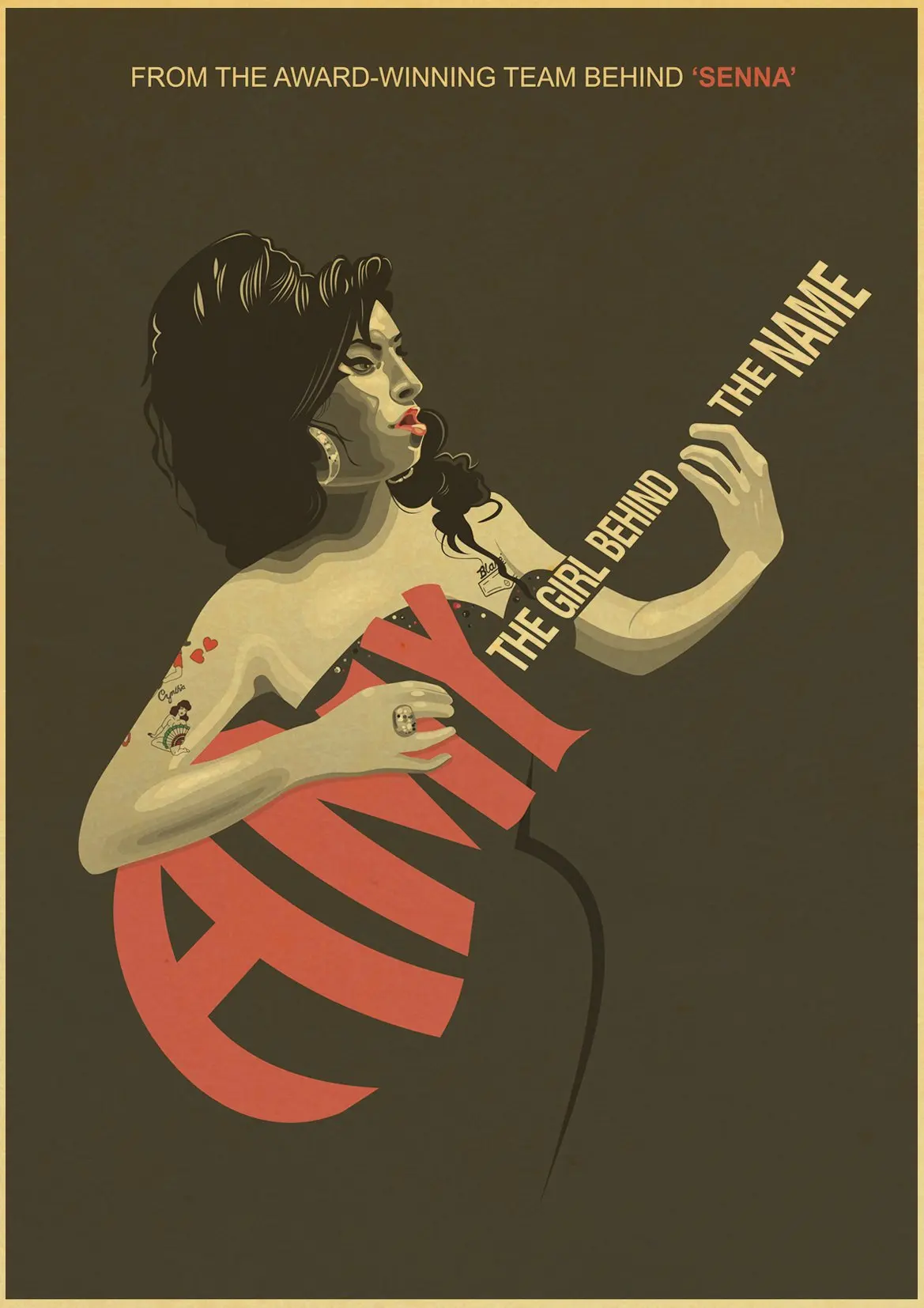 Amy Winehouse винтажные плакаты печать настенная живопись высокого качества декор плакат настенная живопись украшение дома - Цвет: D113