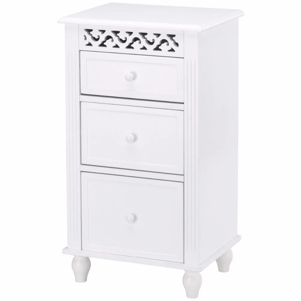 Giantex الحمام مغاسل اليد الصدر التخزين المنظم الرف الخشب المطبخ جمع مودر أثاث الحمام HW57016