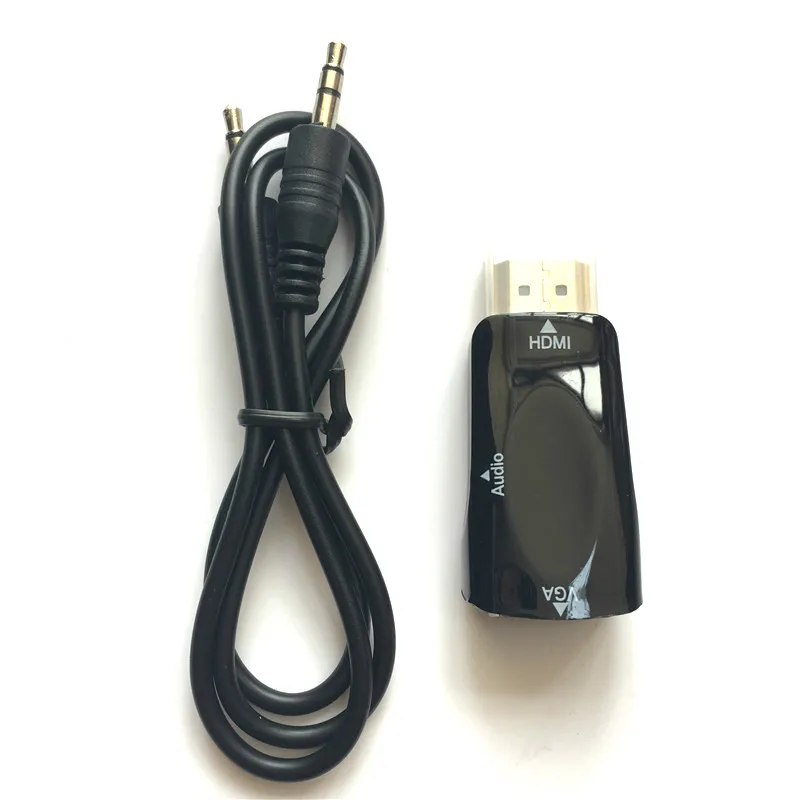 Переходник с разъемом Папа мама для HDMI VGA аудиокабелем ПК ноутбука планшета