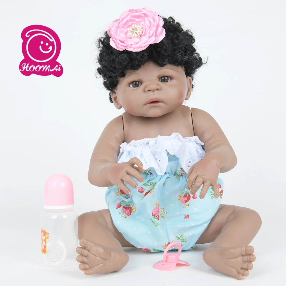 

55cm Full Body Silicone Reborn Baby Doll Girl Newbron Lifelike Bebe Reborn Toys Playmates for Kids