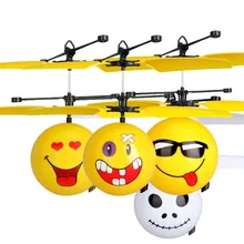 CHAMSGEND Infrared Sensor Hand Induced Flight Emoji Flying Helicopter Balls RC Drone Toys A# dropshipping