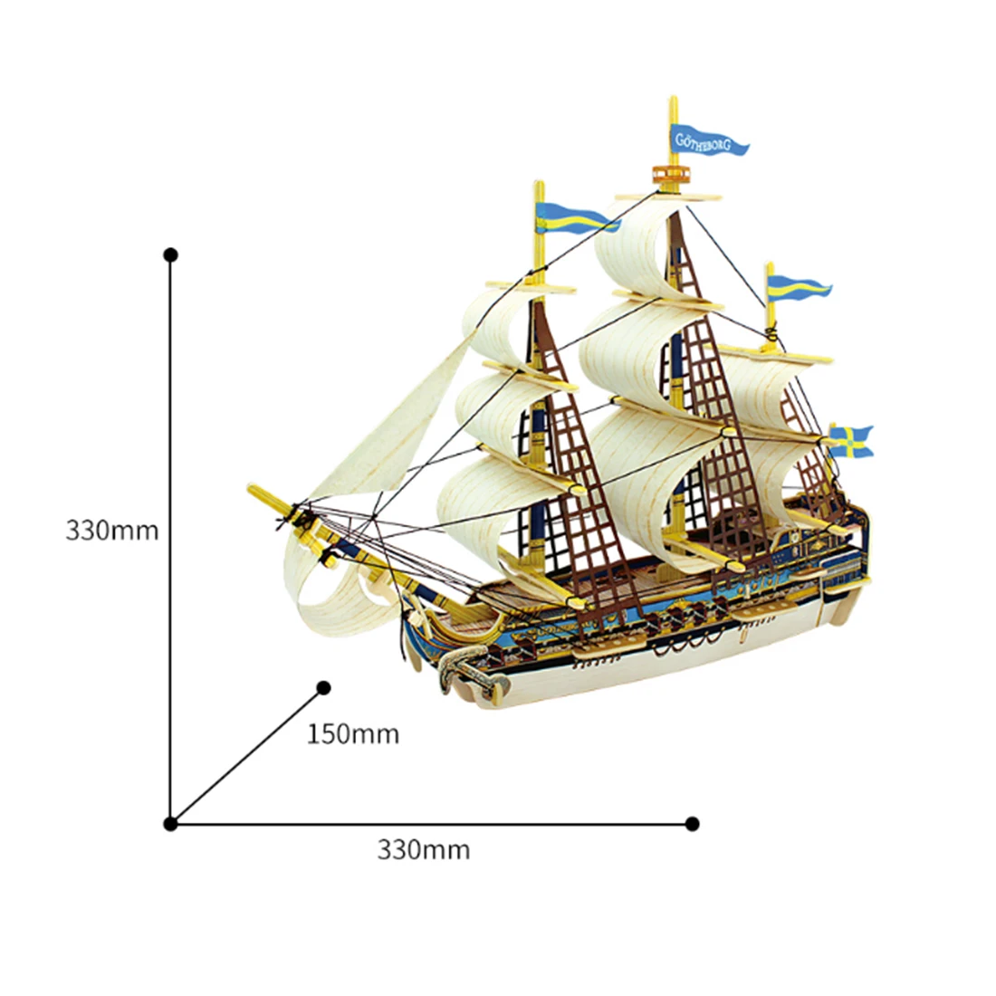 Забавный Деревянный 3D пазл HMS Victory игрушки для украшения дома|Наборы сборки