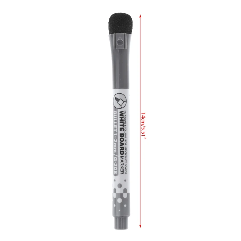 Магнитная маркерная ручка стираемая сухая стираемая чернильная отметка знак с ластиком Горячая