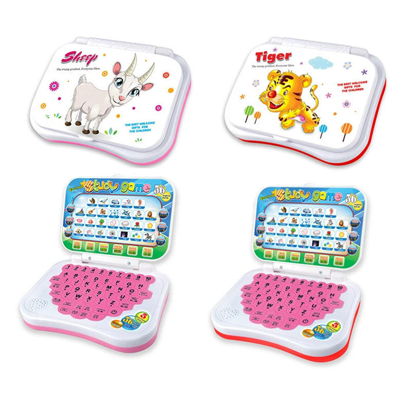Новая модная детская дошкольного обучения функциональная игрушка ноутбук компьютерная игра обучающая игрушка отправка в случайном порядке