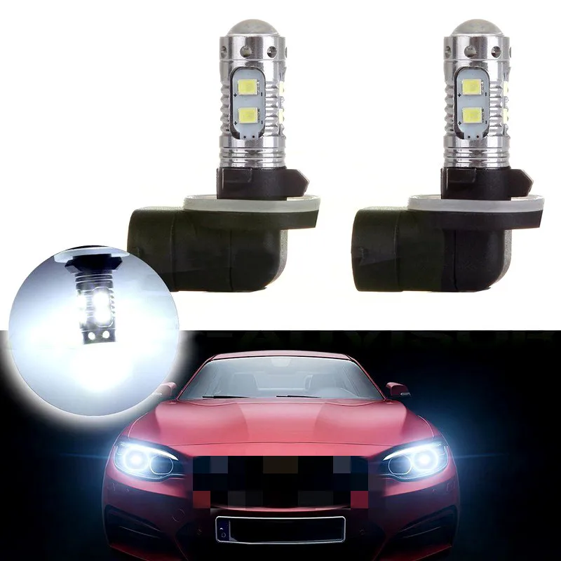 

1 Pair 50W LED Car Light Fog Light Lamp 881 862 886 889 894 896 898 DC12V to 24V Auto LED Headlight Bulbs