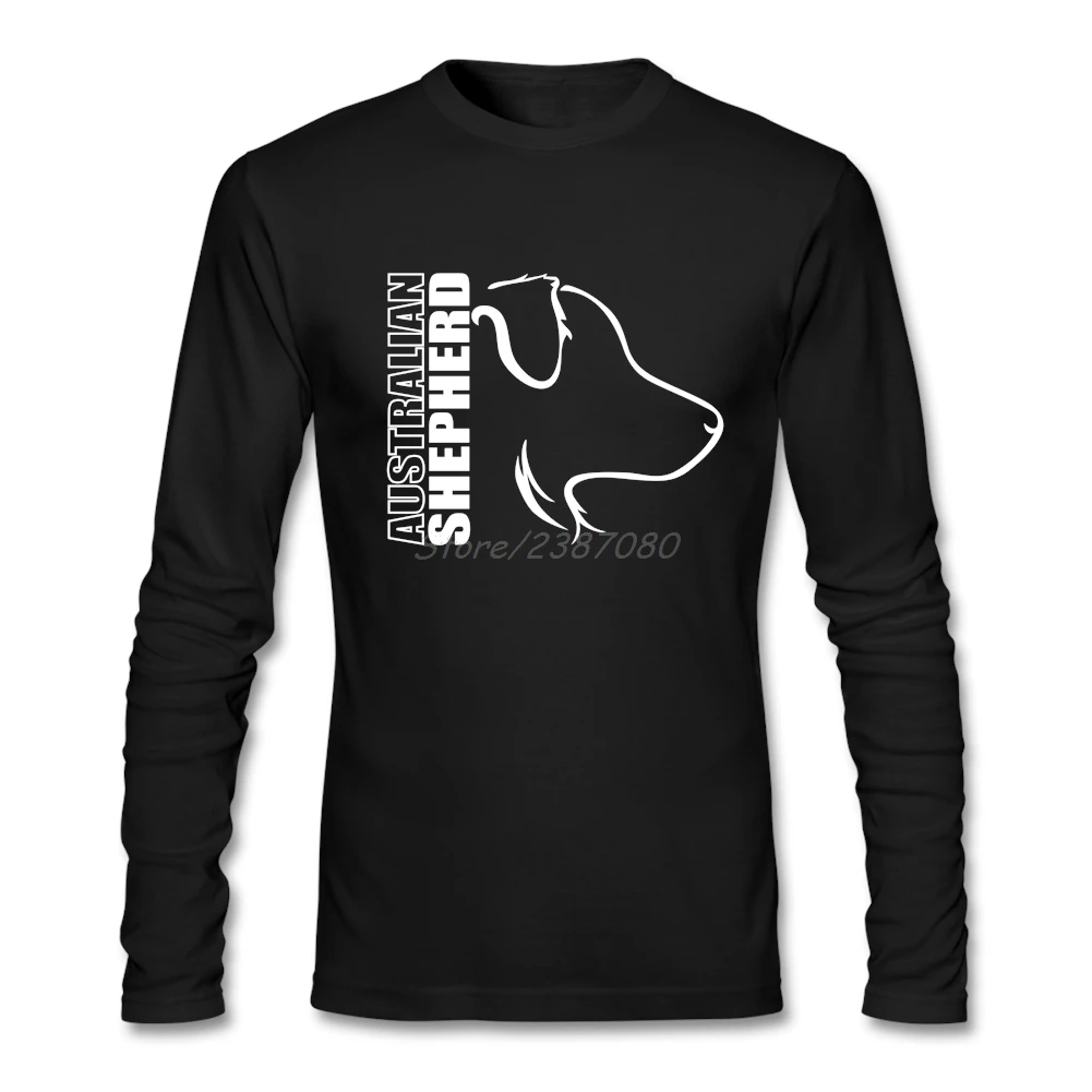 

AUSTRALIAN SHEPHERD T Shirt Long Sleeve Custom Mens T Shirts Fashion 2019 2019 New Kpop Cotton T Shirts