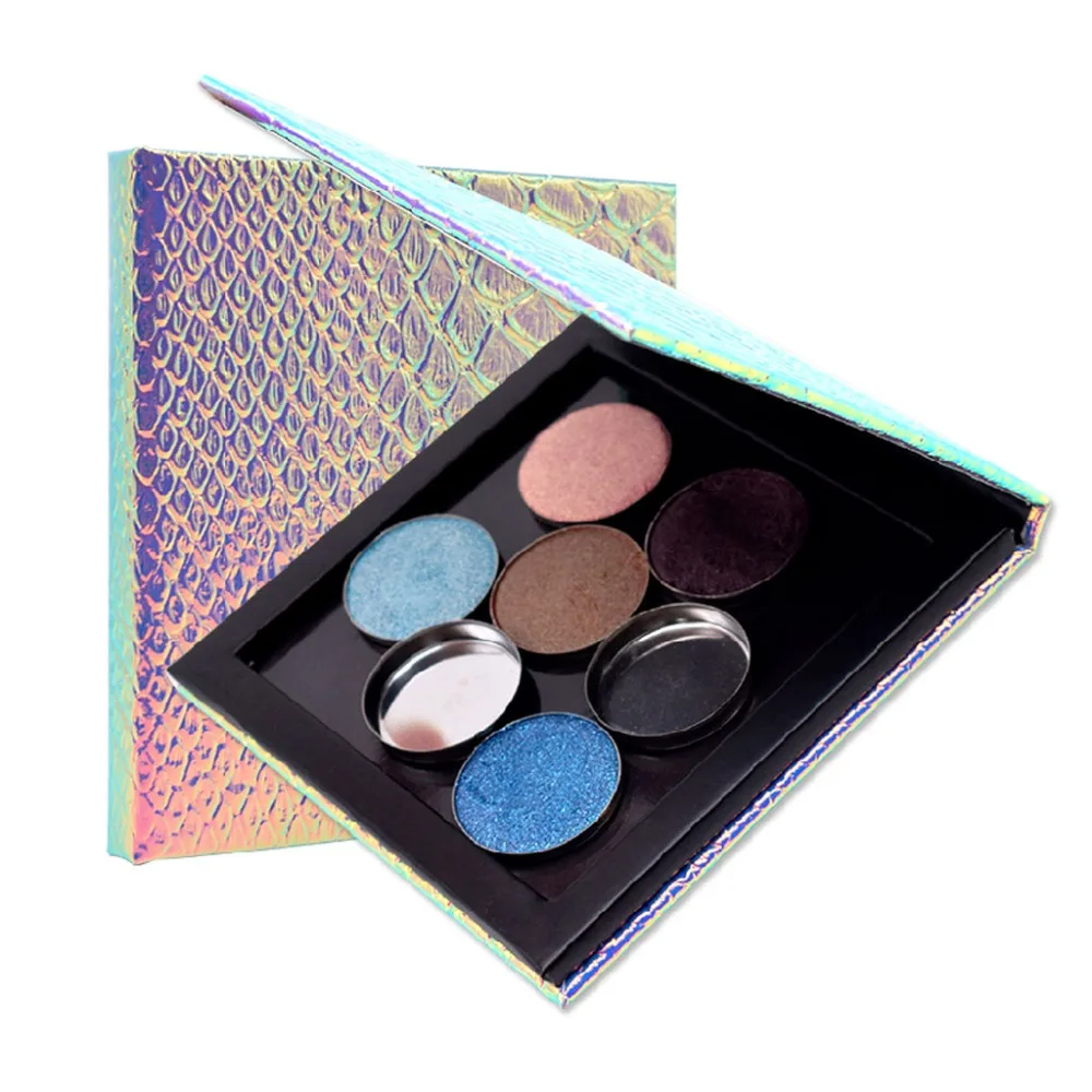 FSHALL Fish Scale Empty Makeup Palette DIY Eyeshadow Concealer
