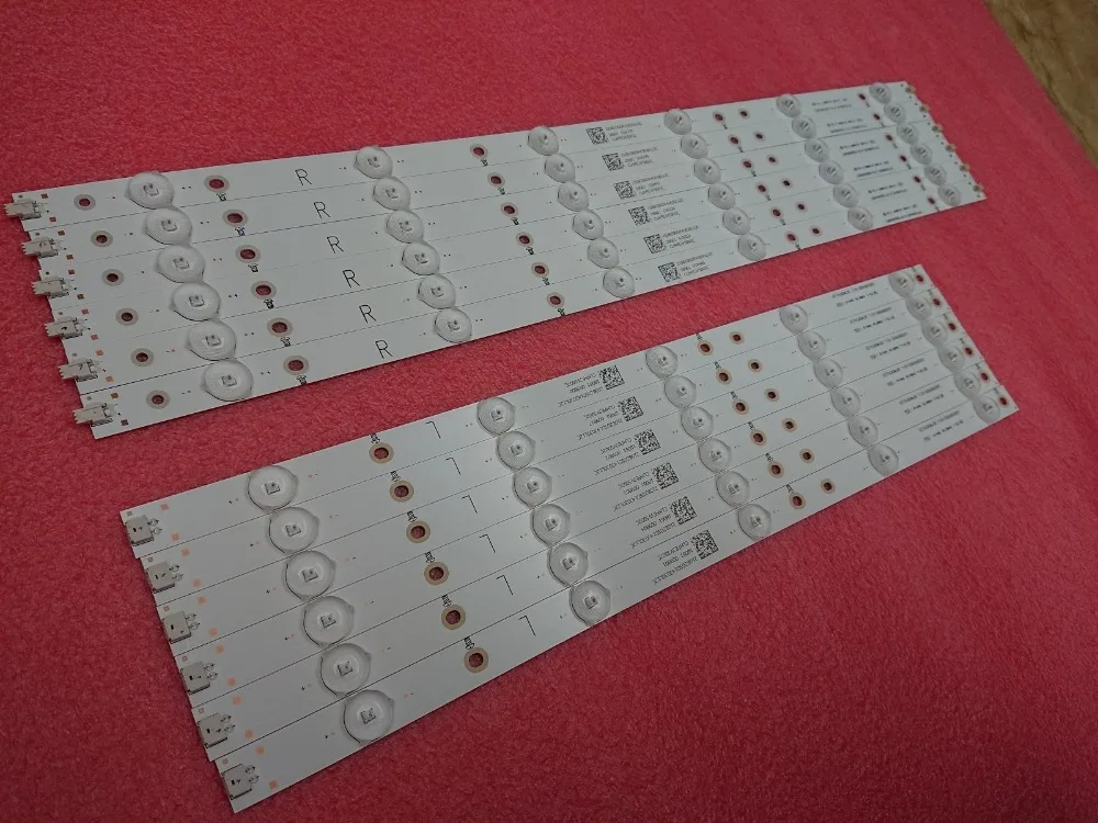 Светодиодный Подсветка полосы (12) для LC 50LB370U 50PFK4509 50PFH5300 50PFT5300 50PFL6340 50PFL6540 50PFT6510