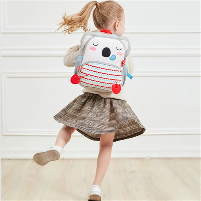 

3D Cartoon Animal Backpacks for 2-5 Years Old Children Fashion Cute Kindergarten Kids School Bags Boy Schoolbag Mochila Escolar