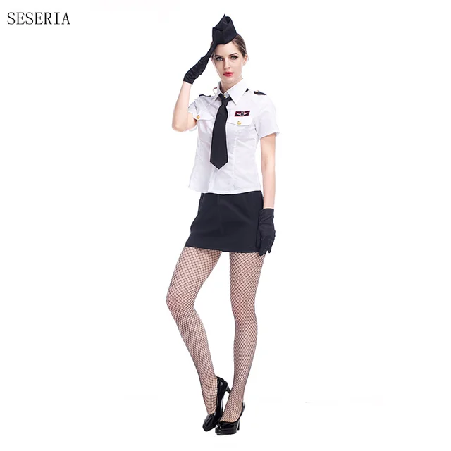 seseria navy sailor costume women sexy halloween costumes party game carnival costumes topsskirts