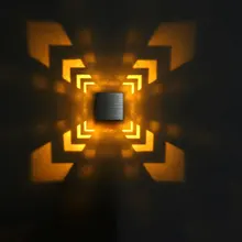 Крытый 3 Вт светодиодный настенный светильник с регулируемой яркостью/не светильник ing Cube Box светильник для спальни отеля кофе Shpp Studio серебряный корпус