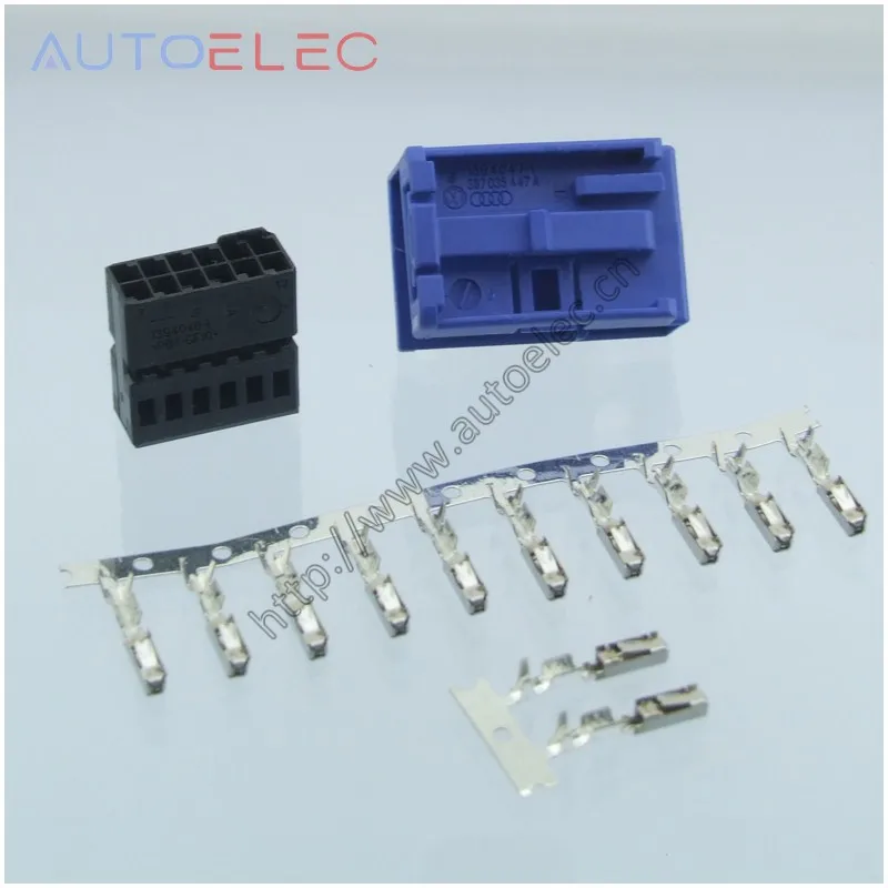 1 комплект 3B7035447A автомобильный разъем с наконечником ECU для Volkswagen Audi обратное