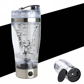 

USB Auto Electric Detachable Shaker Protein Vortex Blender Bottle 450ml/16oz